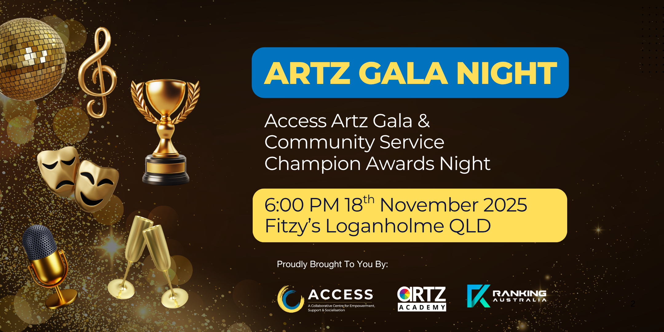 Artz Gala & Community Service Champion Awards Night 2025