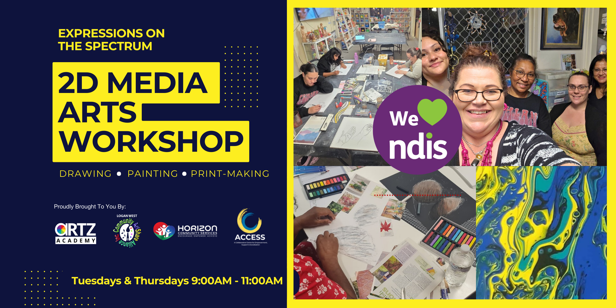 Expressions on the Spectrum - Art Class for NDIS Participants